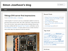 Tablet Screenshot of blog.josefsson.org